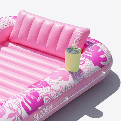 Sloosh piscine de bronzage gonflable