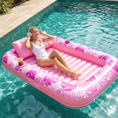 Sloosh piscine de bronzage gonflable