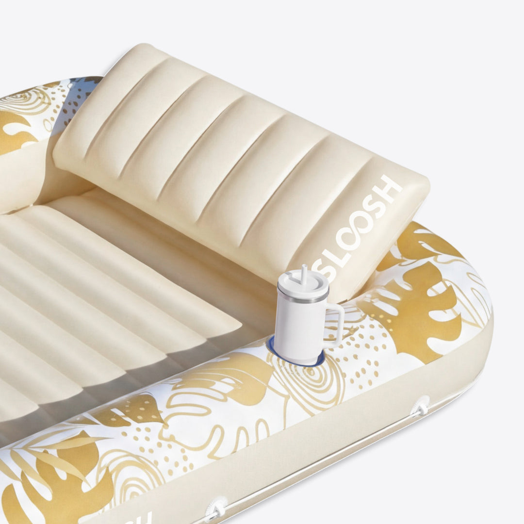 Sloosh piscine de bronzage gonflable