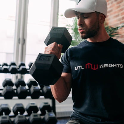 Hex Dumbbell Sets With Rack: 5-25, 5-50 & 5-80 lb
