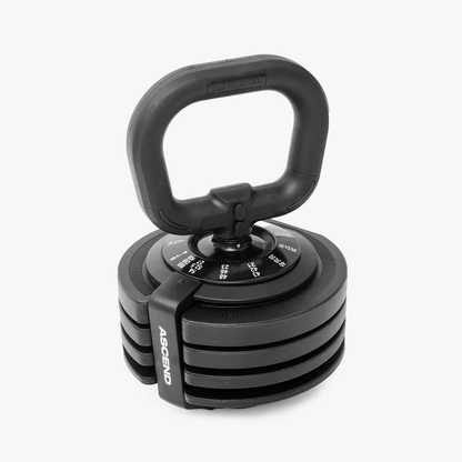 Bundle:  Ascend 3-in-1 Adjustable Dumbbells (7 to 52.5 lb) & Bench