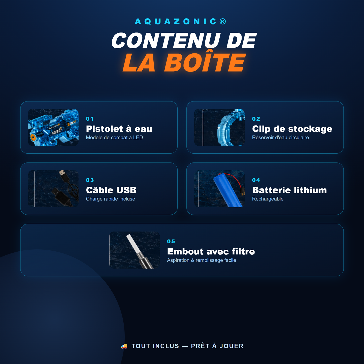 Pistolet à Eau AquaZonic®
