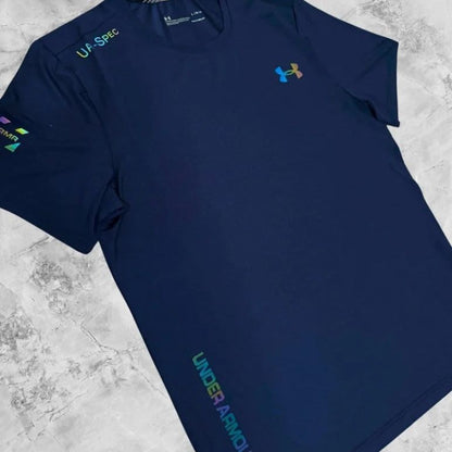t-shirt bleu ua