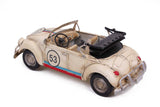 MNK Home Decorative Diecast Car - Made from Metal - Volkswagen Beetle Cabriolet Model - Ideal for Home Decor & Party Favor for Friends & Family Members, Multicolor