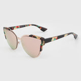 ROYAL GIRL Newest Fashion Cat Eye Sunglasses Women Classic Brand Designer Reflective Mirror Sun Glasses UV400