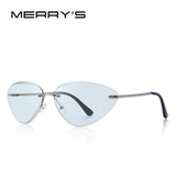 MERRY'S DESIGN Women Rimless Cat Eye Sunglasses Gradient Lens UV400 Protection S'6158