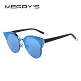 MERRY'S Women Cat Eye Sunglasses Classic Brand Designer Semi Rimless Sunglasses S'8082