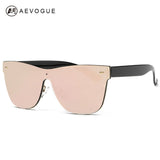 AEVOGUE Women's Sunglasses Conjoined Spectacle Lens Brand Design Rimless Shades UV400