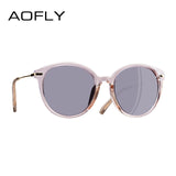 AOFLY Fashion Lady Sun glasses New Polarized Vintage Alloy Frame Classic Brand Designer Shades